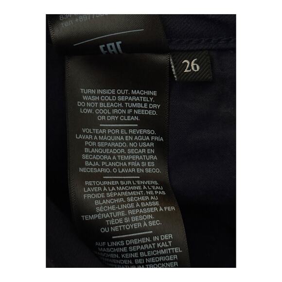 7 For All Mankind Kimmie form fitted bootcut jeans dark blue size 26 - Picture 7 of 8